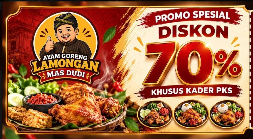 Voucher Promo Spesial Diskon Ayam Goreng Lamongan Mas Dudi